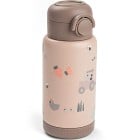Done by Deer Insulated Straw Bottle, Tiny Farm Powder 340 ml