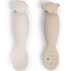 Done by Deer Learning Spoon Set Tiny Farm, Sand