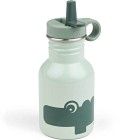 Done by Deer Metal Bottle Croco, Green