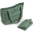 Done by Deer Quilted Changing Tote Bag, Green