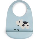 Done by Deer Silicone Bib Dotti, Blue
