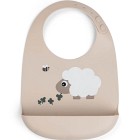 Done by Deer Silicone Bib Sheepy, Sand