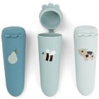 Done by Deer Silicone Ice Pops Dotti Blue 3-pack