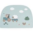 Done by Deer Bordsunderlägg Silikon, Tiny Farm Blue