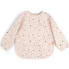 Done by Deer Sleeved Pocket Bib Happy Dots, Powder