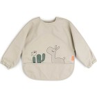 Done by Deer Sleeved Pocket Bib Lalee, Sand