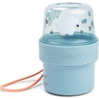 Done by Deer To Go 2-Way Snack Container S Tiny Farm, Blue