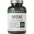 Elexir Pharma MSM + med C-vitamin 120 tabletter
