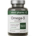 Elexir Pharma Omega-3 Vegansk 120 kapslar