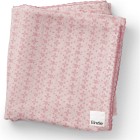 Elodie Bamboo Muslin Blanket Embroidery Anglaise Pink