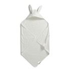 Elodie Hooded Towel Vanilla White Bunny