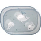 FILIBABBA Solskärmar till bilen 2-pack Christian's Whale Tales