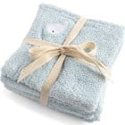 FILIBABBA Tvättlappar Broderad val 27x27cm GOTS 4-pack