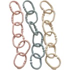 Fresh Kid Barnvagnsringar beige/grå/rosa, 18-pack