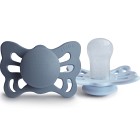 FRIGG Butterfly Anatomisk Silikon 2-Pack (Slate/Powder Blue) Storlek 1