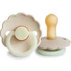 FRIGG Daisy Night Latex 2-pack (Cream Croissant)