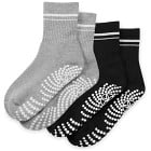 Gaiam Grippy Crew Yoga Socks 2-pack