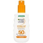 Garnier Ambre Solaire Hydra 24H Protect Solskyddsspray SPF50 för normal hud 150 ml
