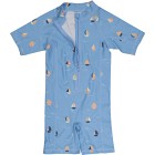 Geggamoja UV-Suit Light blue Sailor 03 146/152