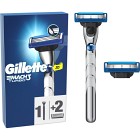 Gillette Mach3 Turbo Rakhyvel + 2 rakblad
