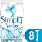 Gillette Simply Venus engångsrakhyvlar för kvinnor 8-pack