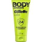 GilletteLabs Body + Intimate 2-in-1 Body Shave Cream & Cleanser 177 ml