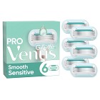 Gillette Venus Pro Smooth Sensitive rakblad 6 st