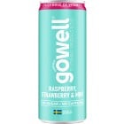Gowell Jordgubb, hallon & mynta 330 ml