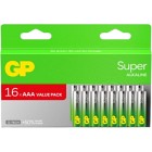 GP Batteri Super AAA/LR03 16-pack G-Tech