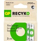 GP ReCyko AA 2100mAh laddningsbara 4-pack