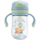 Greta Gris Evie Straw Cup-Flip Cap-240 ml Blå