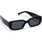 Haga Eyewear Charlotte Shiny Black Grey Lens