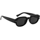 Haga Eyewear Modena Recycled Matt Black Grey Lens
