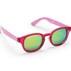 Haga Eyewear Wave Transparent Pink Mirror Lens
