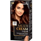 Joanna Multi Cream Color Chestnut Brown (38)