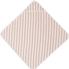 Jollein Badcape Stripe Terry Wild Rose GOTS
