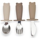 Jollein Bestickset Silikon Natural