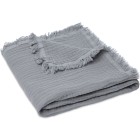 Jollein Muslinfilt Fringe Soft Grey