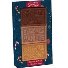 La Savonnerie de Nyons Christmas Soaps blå presentförpackning tvålar 3 x 100 g