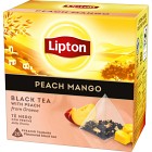 Lipton Svart Pyramidte Peach Mango 20 tepåsar
