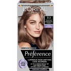 L'Oréal Paris Préférence Cool Blondes permanent hårfärg 7.1