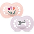 MAM Original 6-16 m Natural Rubber Pink 2-pack