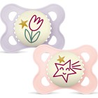 MAM Original Night 0-6 m Silk Pink 2-pack
