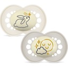 MAM Original Night 6-16 m Silk Neutral 2-pack
