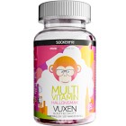Monkids Multivitamin Sockerfri Vuxen Hallon 60 st