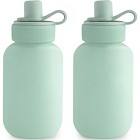 Mushie Matpåse Silikon 2-pack (Cambridge Blue)