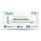 Naty Sensitive Wipes with Aloe Vera 56 st