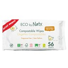 Naty Sensitive Wipes Unscented 56 st