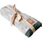 NG Baby Bomullsfilt Grey Line 70x100 cm
