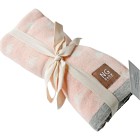 NG Baby Bomullsfilt Rose Cross 70x100 cm